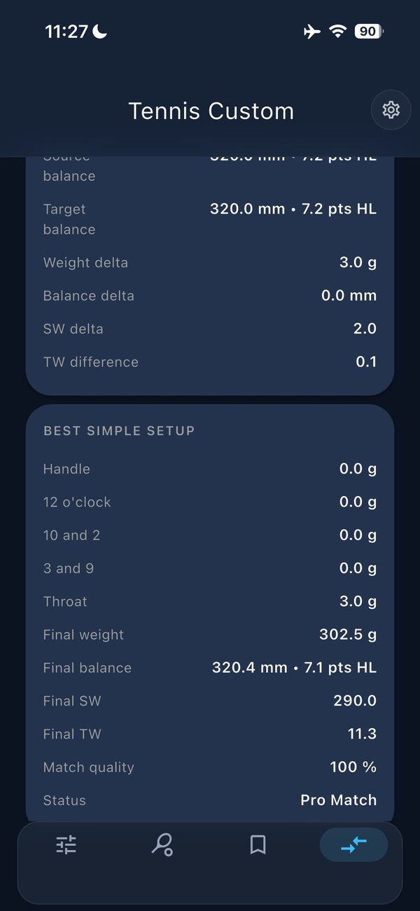 Smart Match result with 100% quality